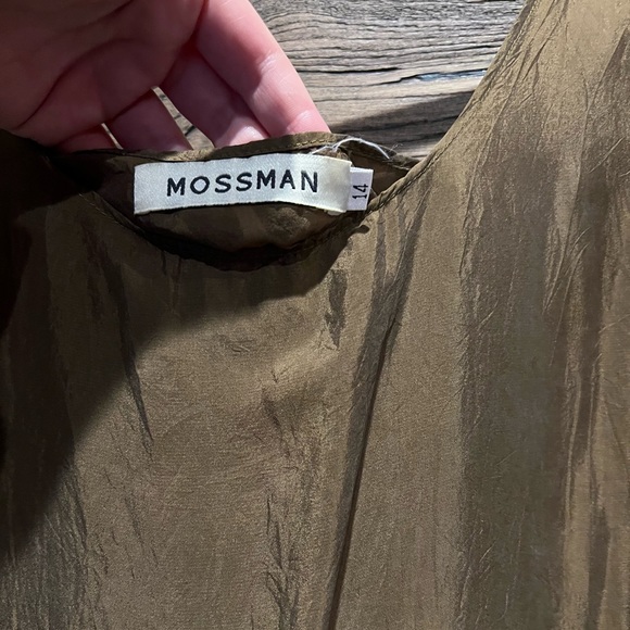 Boho Silk green fringe top - Picture 7 of 7